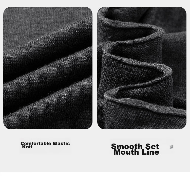 MONTAGUT Mulberry Silk Autumn And Winter Men's Cotton Wool Sweater, V-Neck Pullover Warm Knitted Sweater, Navy Blue, 2XL 24