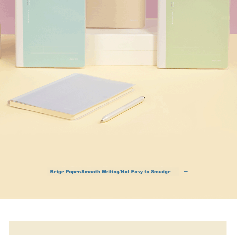 Deli 16K Glue-bound Notebook Student Exercise Homework Book 4-Pack 128 Sheets Each T16128 (Ask the Sky 9) 2