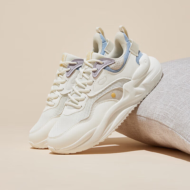 361° Women's Sneakers, Yunshu 3, Spring And Summer Vintage Thick-Soled Casual Versatile Commuter Dad Shoes, Women's Style 682316706-1