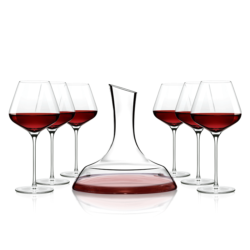 Cheer Wine Glass Decanter Set German Imported Crystal Glass Burgundy Wine Glasses Barware Gift Box