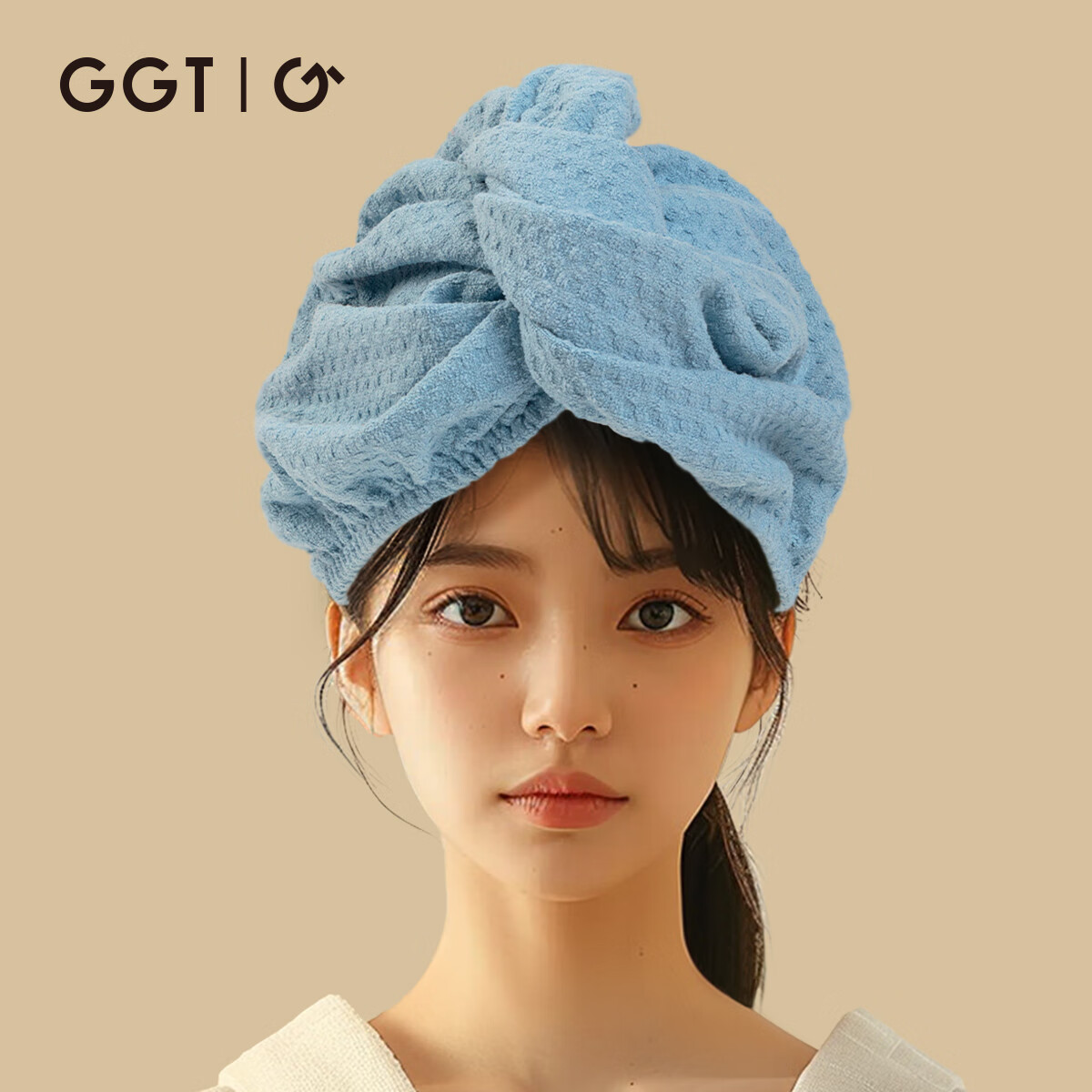 GGT Hair Drying Cap, High-Tech Upgraded Version, Thickened Absorbent Quick-Drying Hair Towel Headscarf Shower Cap, Qiancao