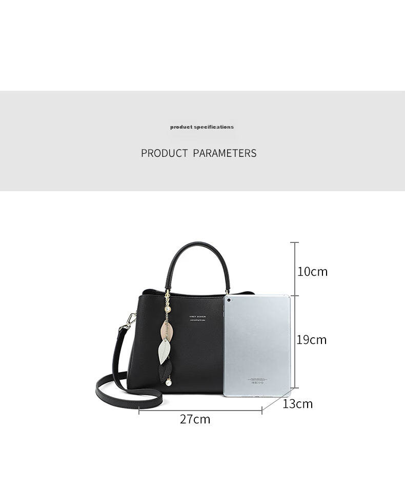Viney Leather Handbag, Women's Crossbody Bag, Large Capacity Shoulder Tote, Practical Birthday And Mother's Day Gift for Mom 9