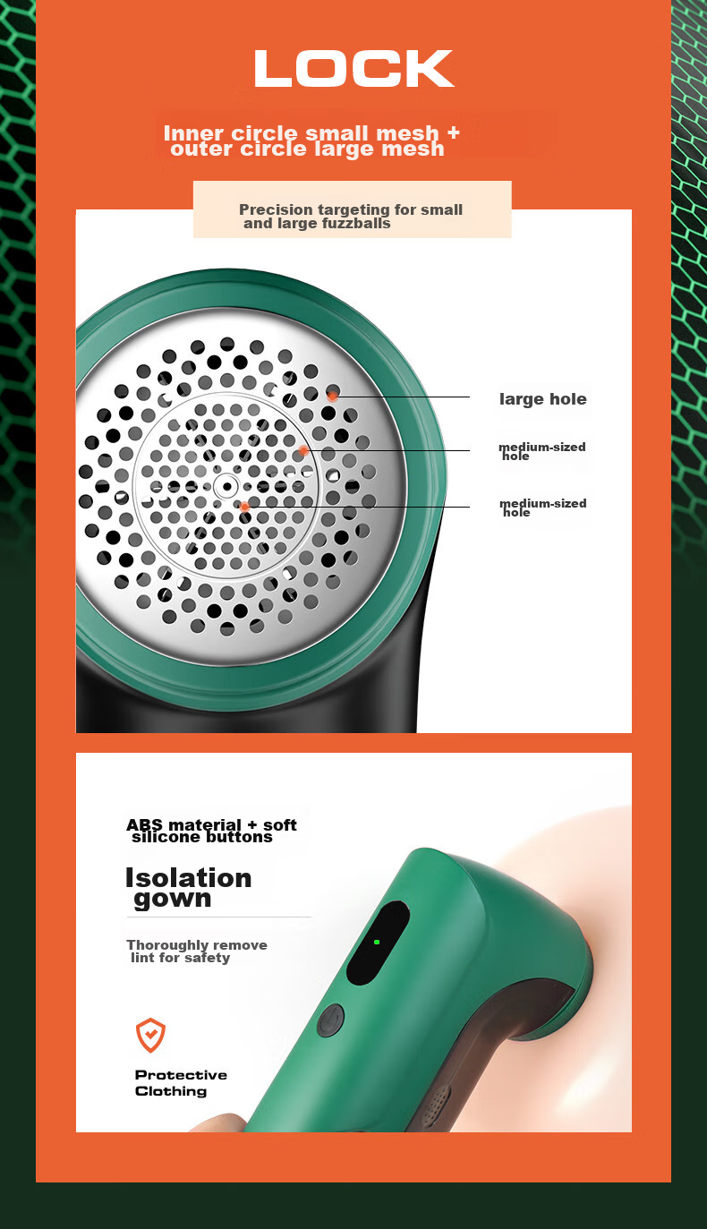 Zhigan Lint Roller Shaver, Clothing Shaver, Home Use Shaver, Ball Remover, Vacuum Cleaner, Sweater Ball Remover, Pilling Remover, Hair Removal Machine, M50A 7