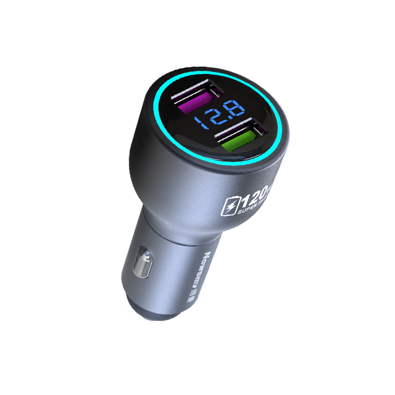 Newsmy Car Charger with Full Protocol Super Fast Charging Cigarette Lighter Adapter Dual USB [88W/120W+30W]