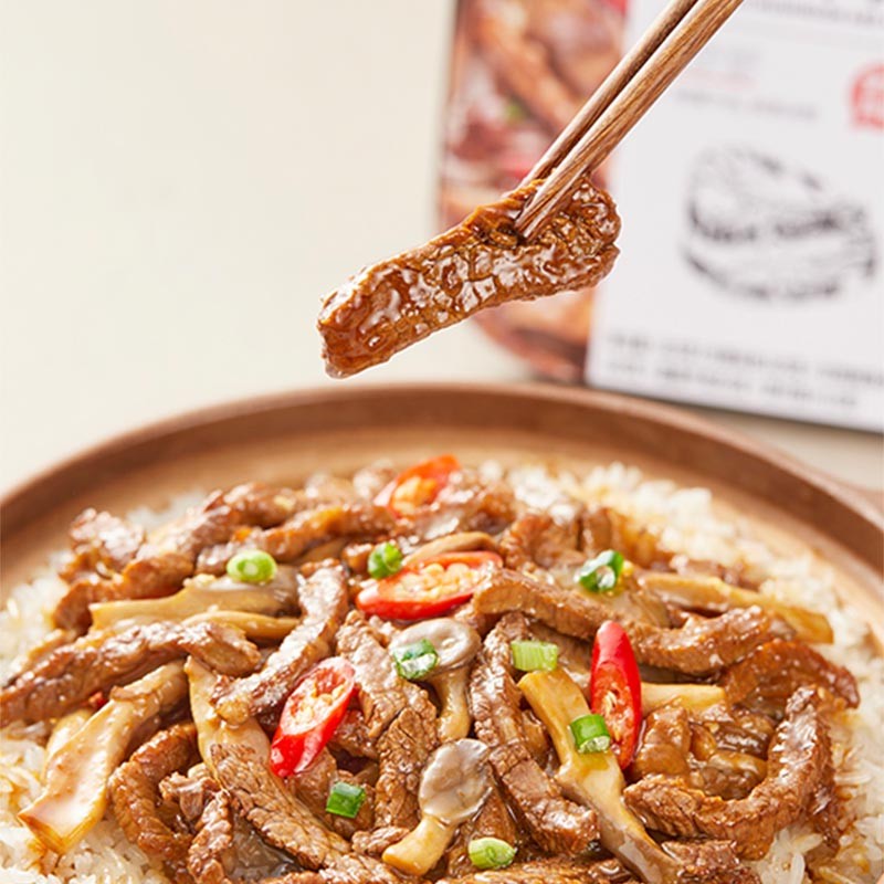 莫小仙菌菇牛肉自热米饭265g/盒 煲仔饭方便食品小火锅炒速食快餐懒人