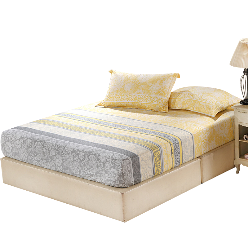AVIVI Cotton Fitted Sheet Protector Cover Mattress Pad, Beautiful Mood, 150*200cm*25cm