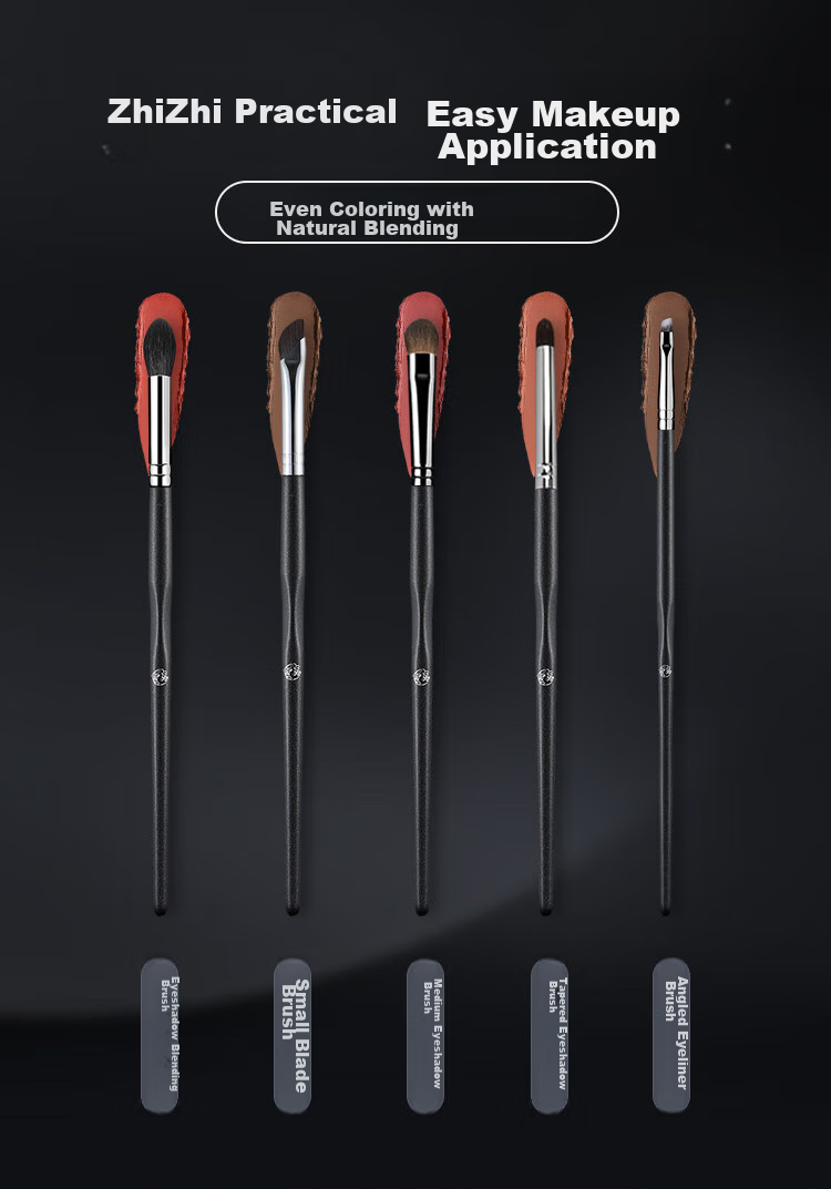 ENERGY Makeup Brush Eyeliner Knife Blade Brush, 1 Piece Master Series M136, Soft Skin-Friendly Cangzhou Makeup Brush, Soft Bristle Tool 4