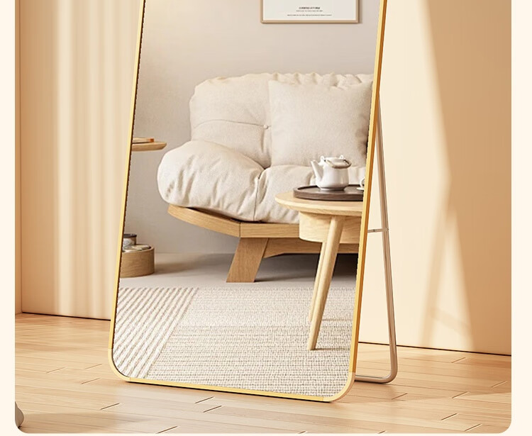 Anerya Floor Mirror, Home Wall-Mounted Full-Length Mirror, Popular Wall-Hanging Mirror, Bedroom Wall-Mounted Dressing Mirror 13
