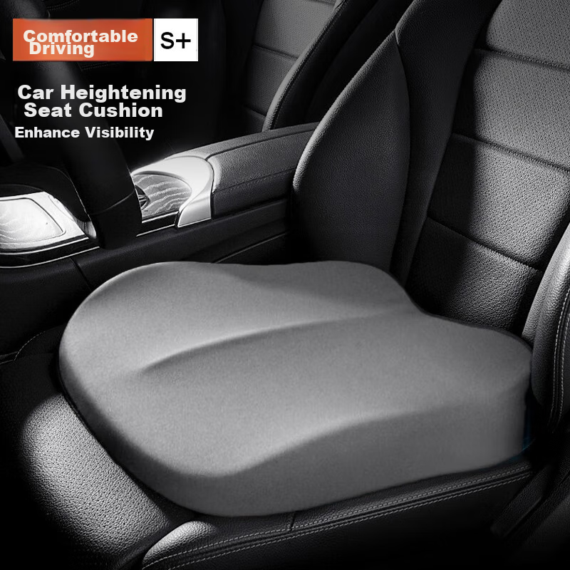 Huashi Car Seat Cushion Height Increase Pad for Driving Lessons, Driver's License, Universal for Women And Men, Thickened And Heightened Seat Cushion for Short People, Main Driver's Seat