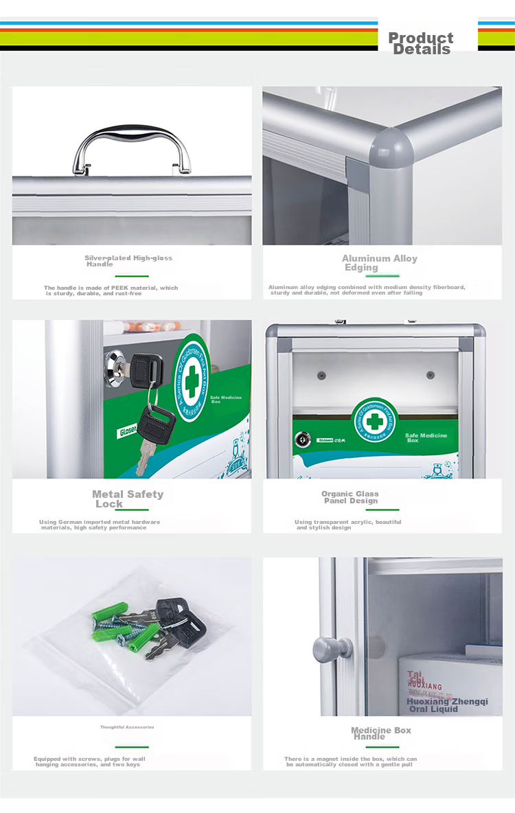 Jinlongxing Community Service Box, Medical Storage Emergency Cabinet, Wall-Mounted, Suitable for Communities, Schools, Public Places, Businesses, Factories 9