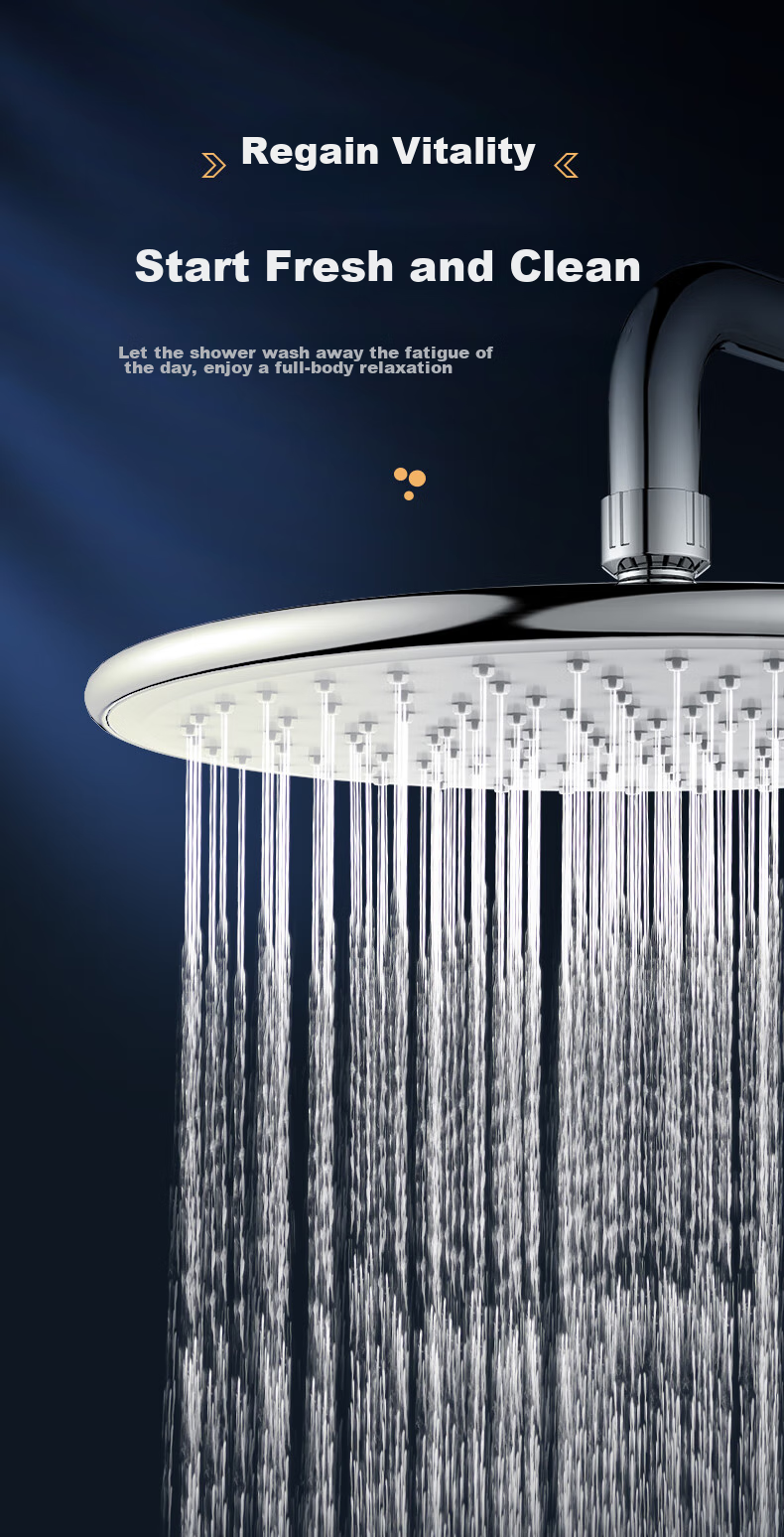 ARROW High-Pressure Handheld Shower Head, Bathroom Descaling Large Shower Head, Shower And Bathing Lotus Head, Pressurized Top Spray Head 1
