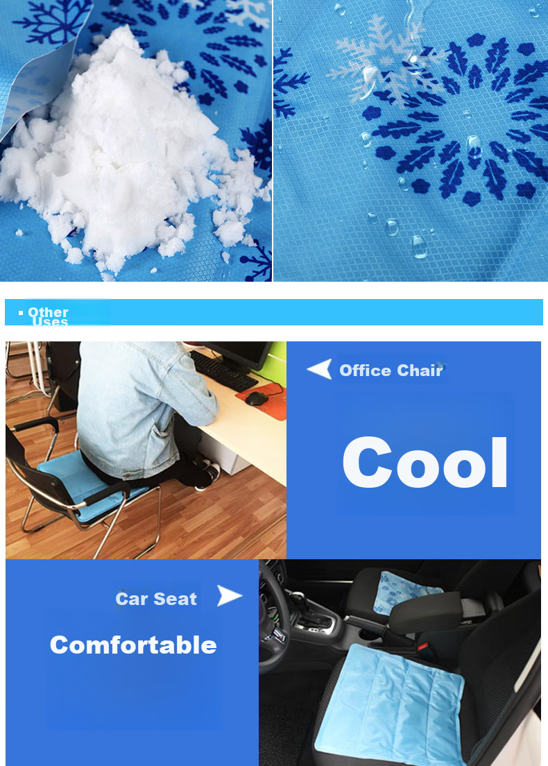 Dijialun Summer Car Seat Cushion, Single Piece Square Pad, Ice Pad, Home And Car Cooling Mat, Office Sofa Ice Cream Seat Cushion, Pet Mat 7