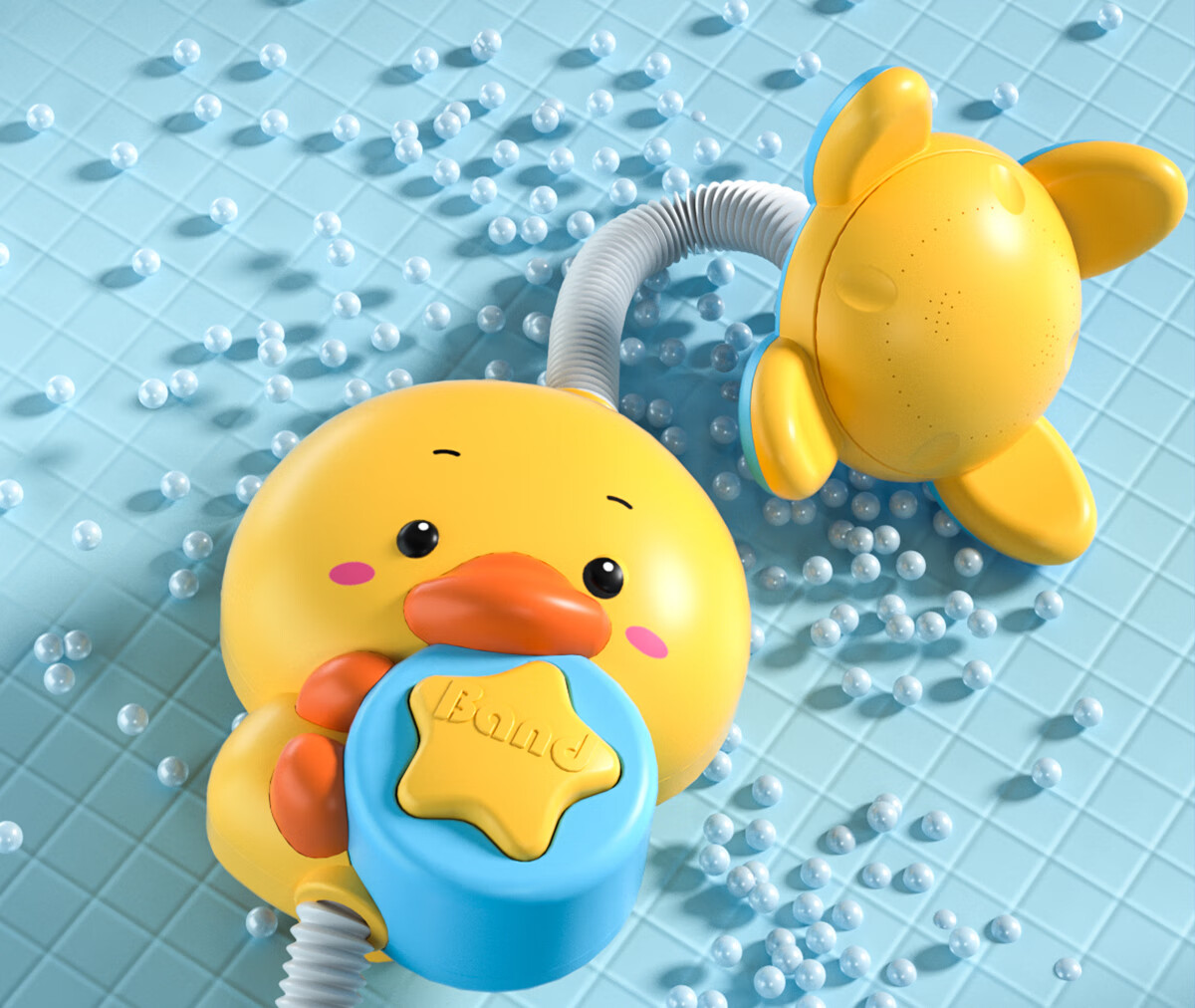 Xinge Baby Bath Toy, Infant Shower Head, Electric Duck, Children's Water Play Toy, Baby Water Play Toy, Birthday Gift for Boys And Girls 24