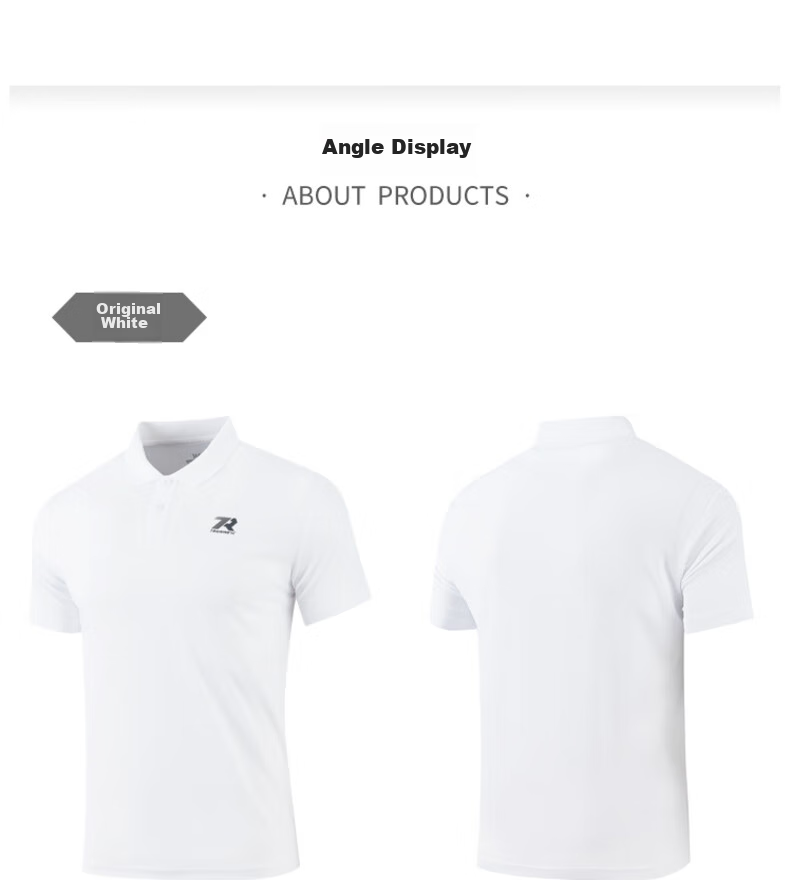 361° Men's Short Sleeve T-Shirt Spring Summer Sports Quick-Dry Running Fitness Polo Shirt 652624109H-5 38