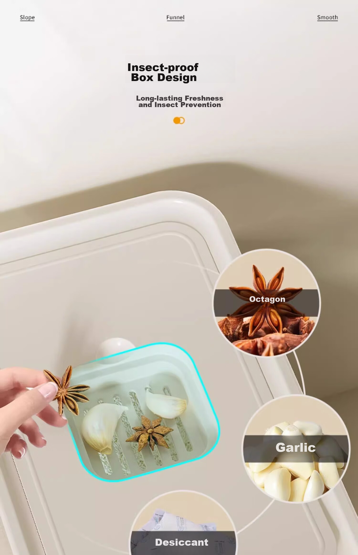Jiadu Rice Container for Home Use, 2024 New Model, Insect-Proof, Moisture-Proof, Sealed Rice Bin, Rice Storage Container, Rice Grain Storage Box 11