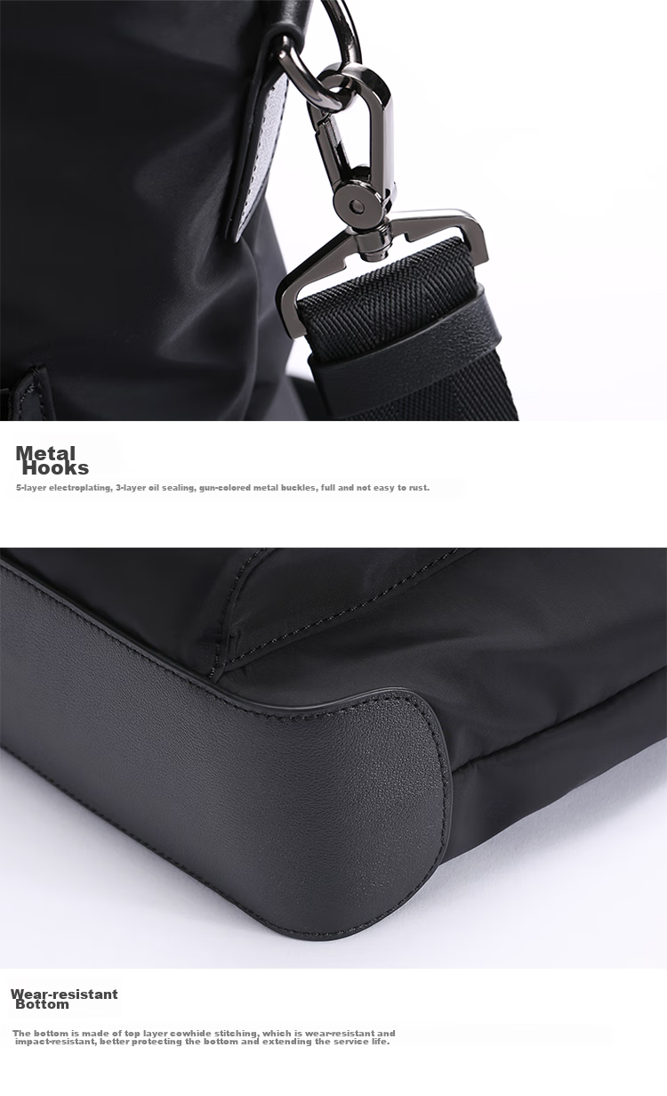 Pabojoe Men's Handbag, Business Briefcase, Large Capacity Laptop Bag, Document Bag, Shoulder Crossbody Bag 16