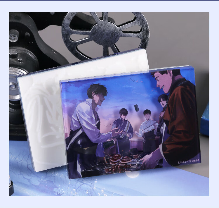 Kinbor Faraway Mountain Small Gathering The Grave Robbers' Chronicles Acrylic Stamp Gift Box Set Children's DIY Decorative Stationery Kit Anime Guzi DT57592 8