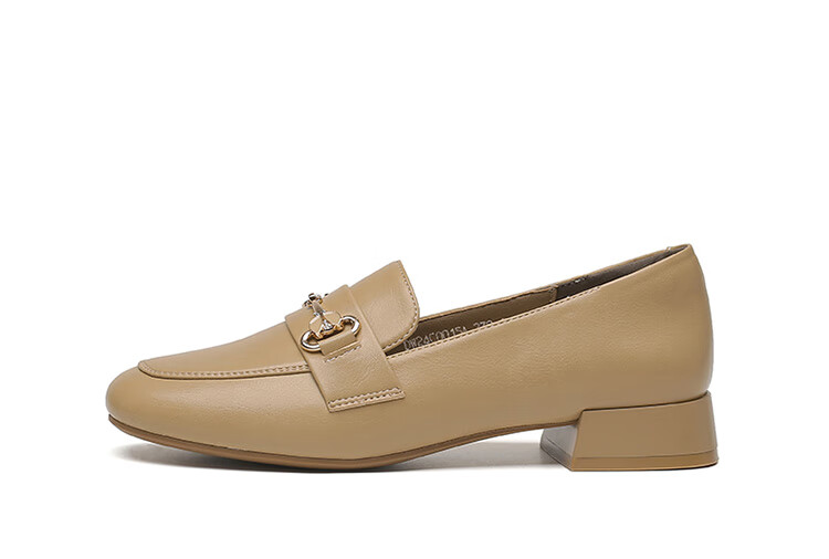 Dusto Low-Heel Women's Shoes, 2026 New Spring Style, Soft-Soled Work Shoes, Black Slip-On Loafers, Small Leather Shoes 12