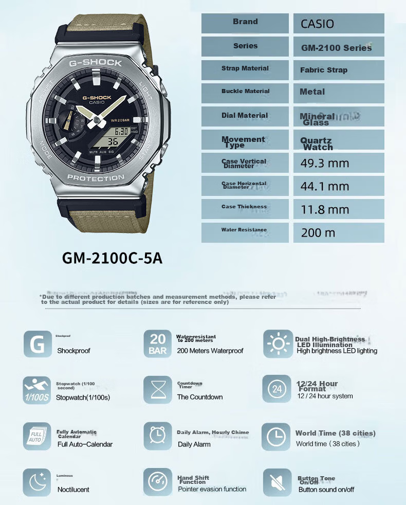 Casio Men's G-SHOCK Hachioji Sports Digital Watch Gift Box Edition, Gift for Boyfriend, GBM-2100A 21