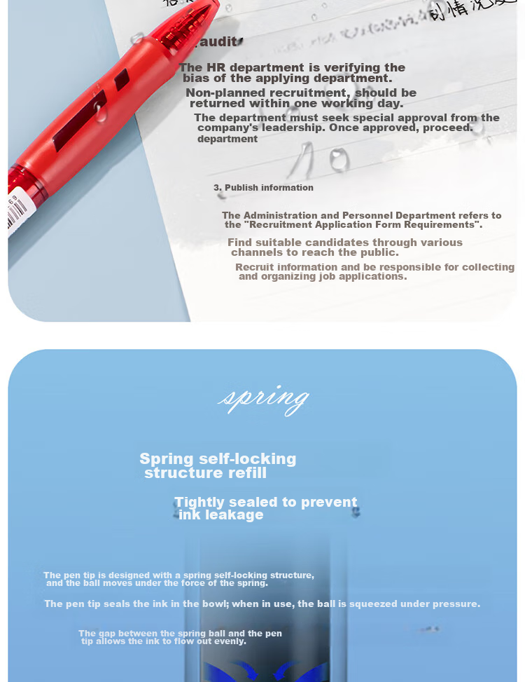 Deli Back-To Essential, Ultra-Smooth Gel Pen, 0.5mm Bullet Tip, Retractable Pen, Office Supplies, Student Stationery, Teacher's Day Red Pen, Red, 12 Pens/box S08 9