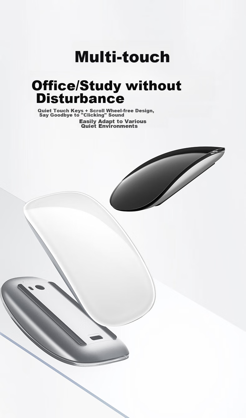 Bkayp Apple MacBook IPad Mouse, Miao Kong Wireless Bluetooth Touch, 60-Day Battery Life, 3C Certified Battery, Office Quiet Charging 15