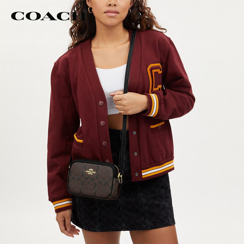 COACH [Brand Direct Supply], Women's JAMIE Small Shoulder Crossbody Camera Bag CQ874, Gift
