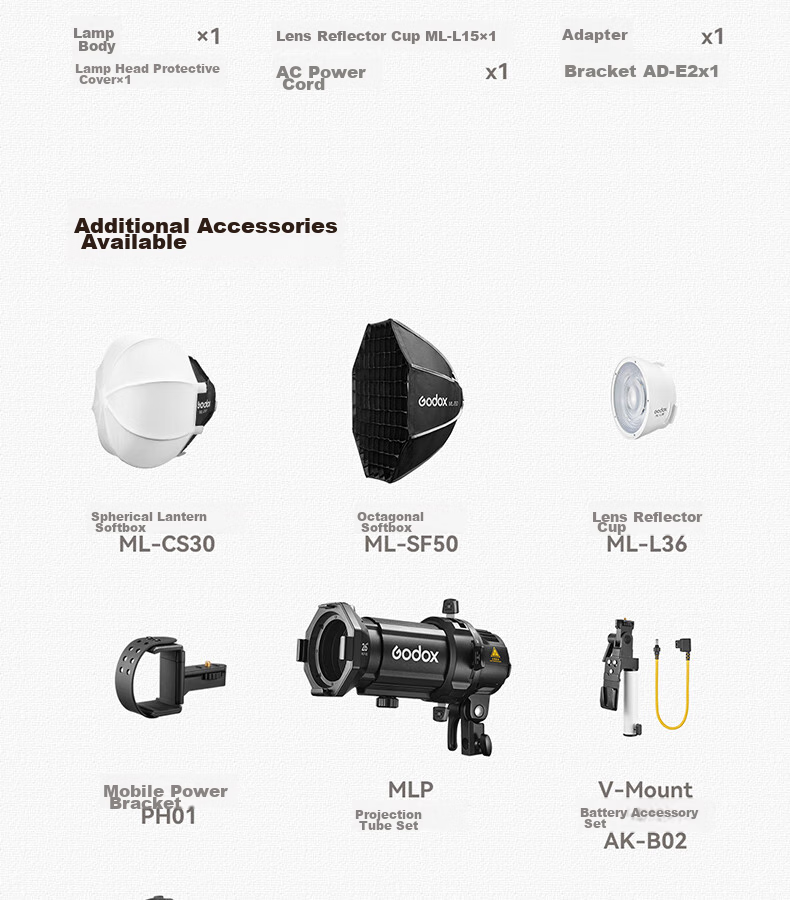 Godox ML100Bi Photography Light, Dual Color Temperature Adjustable, Portable Night Shooting Light, Portrait Fill Light, Outdoor Studio Film Video Camera Light [ML100Bi Kit1 Set] 17