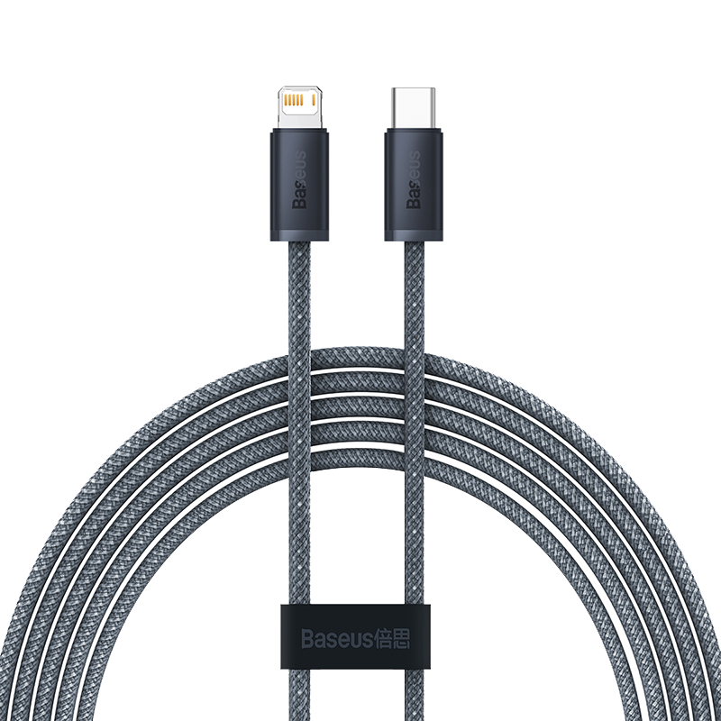 BASEUS Apple Data Cable, PD30/20W Fast Charging Cord, Type-C to Lightning Charging Cable, Suitable for IPhone 14/13 Pro Max/12/11 Phones And Car Use, 2 Meters Long