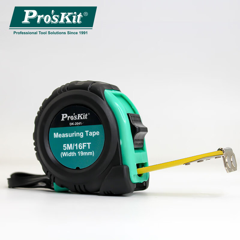 Pro'sKit DK-2041 Strong Magnetic Drop-Resistant Thickened Hard High-Precision Tape Measure, 5 Meters