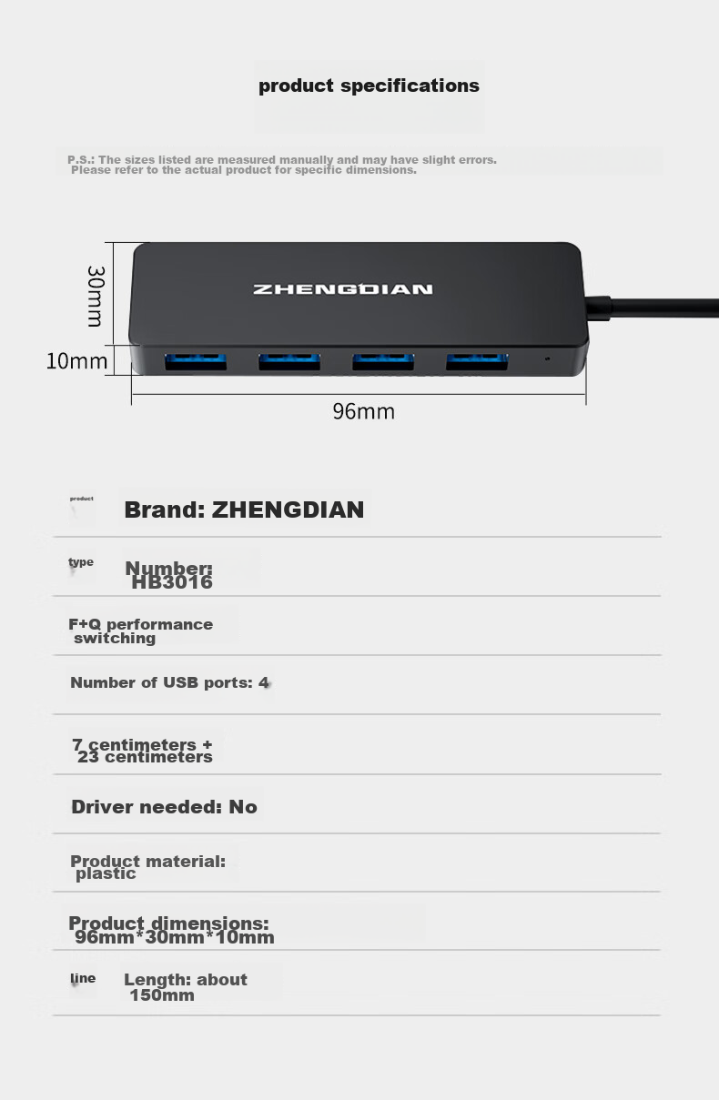 Acasis All-In Type-C Hub with USB 3.0 Splitter, USB-C to HDMI Adapter, 4K Screen Mirroring, PD Fast Charging, Converter for Huawei, Apple Computers And Laptops 10