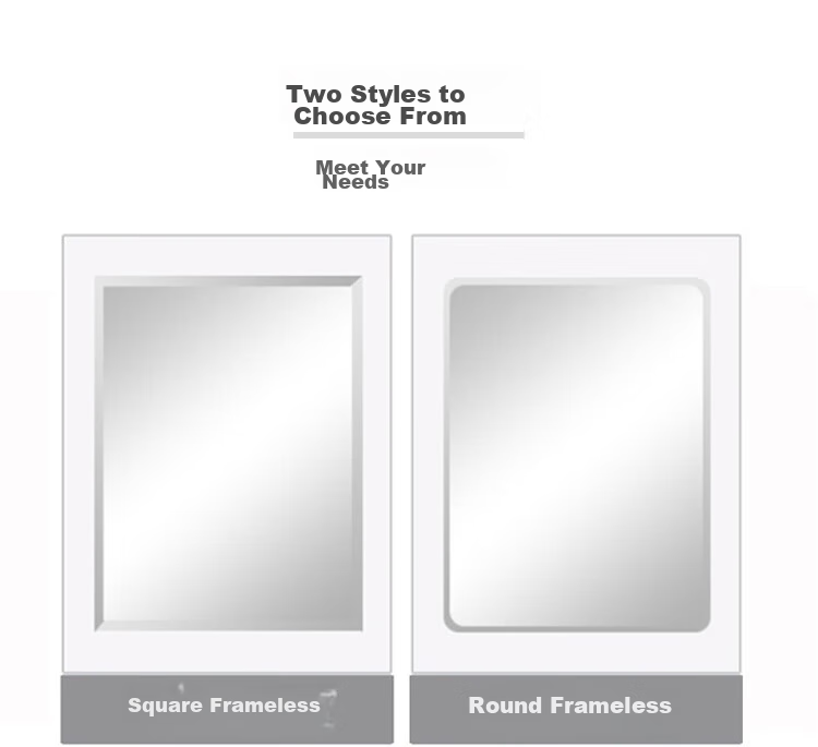 Anerya Bathroom Mirror, Wall-Mounted Self-Adhesive Mirror without Drilling, Full-Length Mirror for Home And Dormitory Use, Makeup Mirror, 40*60 Cm 9