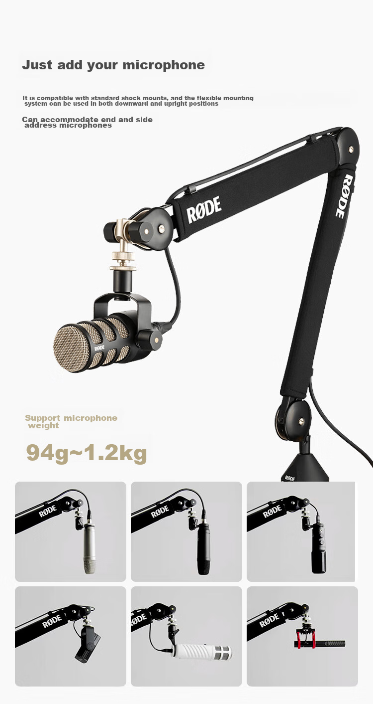 Rode PSA1+ Desktop Suspension Mount, Professional Microphone Stand for Recording Studios And Video Streaming (Official Standard Configuration) 7