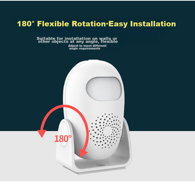 LFang Doorbell Sensor, Split-Type Shop Entrance Welcome Sensor, Two-In with Remote Control 11