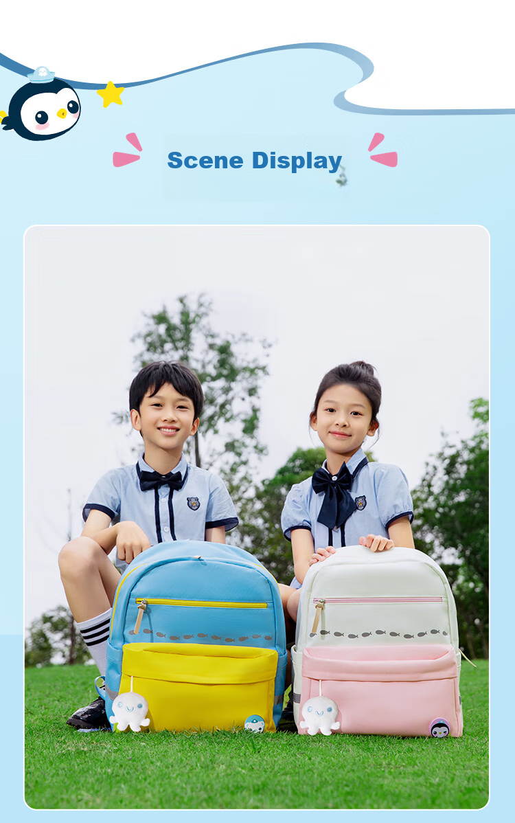 Zhonghua Xhai Dibuxiaozongdu Large Capacity Backpack for Primary School Students, Middle School Girls, Spine Protection Children's Backpack for Grades 1 to 6, Lightweight Double Shoulder Bag TE0009B (With Free Mesh Pencil Case) 19