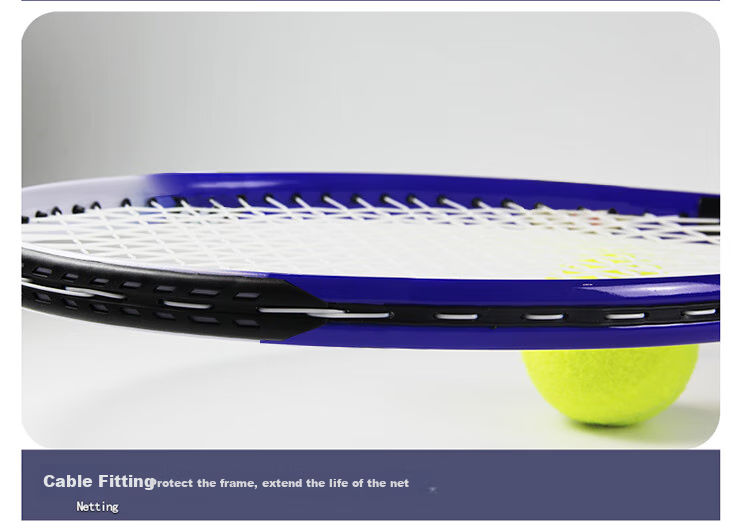 INVUI Tennis Racket for Beginners Training, Rebound Practice with String Tennis Ball, Grip Tape, Racket Case, Black 12