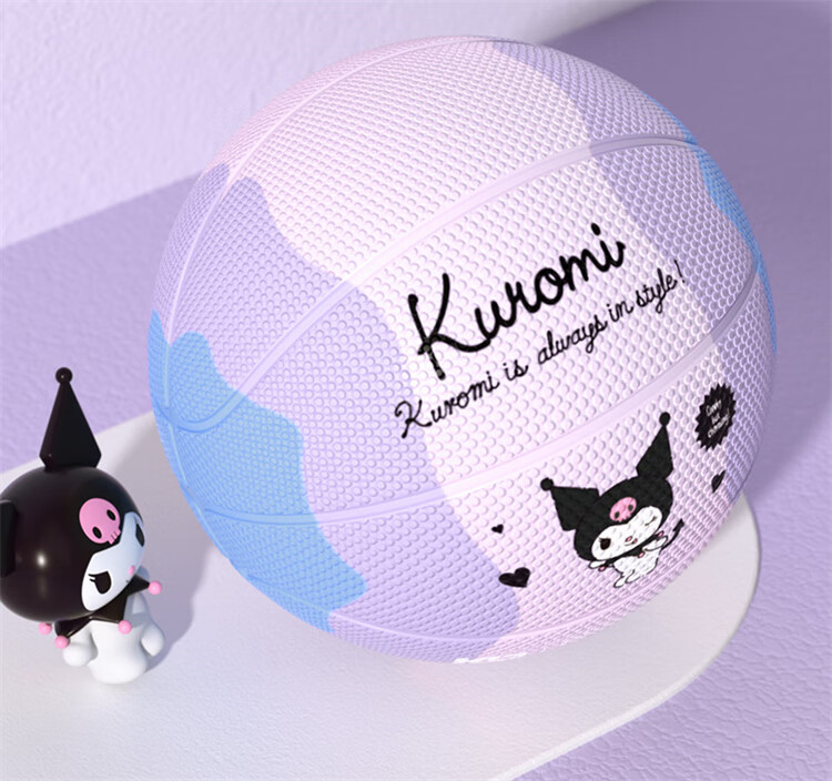 Mesuca Kids Basketball Size 5 Youth Girls Kuromi Series Foam Rubber Basketball Size 5 14