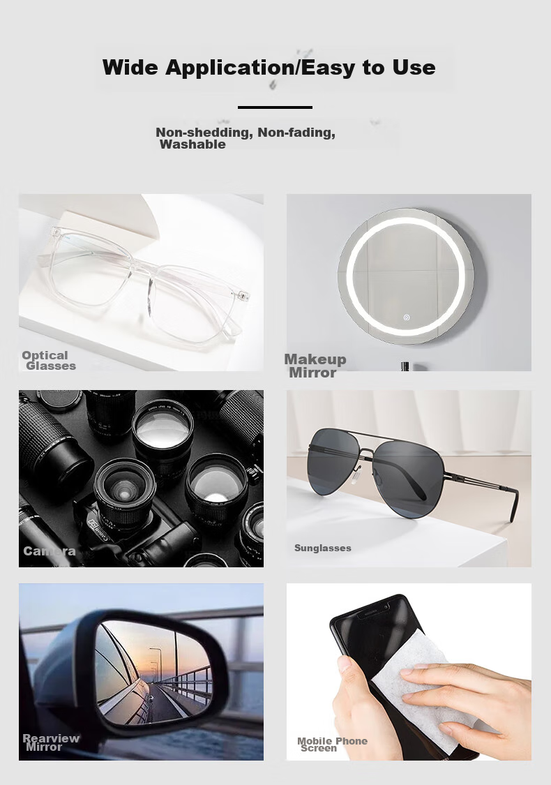 Jingbang High-Quality Ultra-Fine Fiber Cleaning Cloth for Glasses, Camera Lenses, And Phones, Removes Dirt And Cleans Surfaces 5