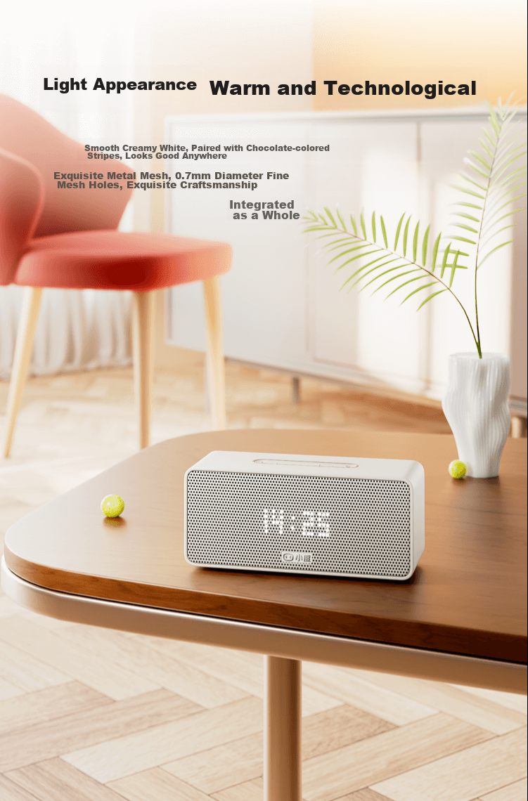 Xiaodu Sound Lingdong Version, Milk Chocolate Cocoa [Super Power Xiaodu] Smart Speaker, Professional Acoustic Design, Bluetooth Computer Desktop Speaker, Smart Alarm Clock, Gift for Gifting 9