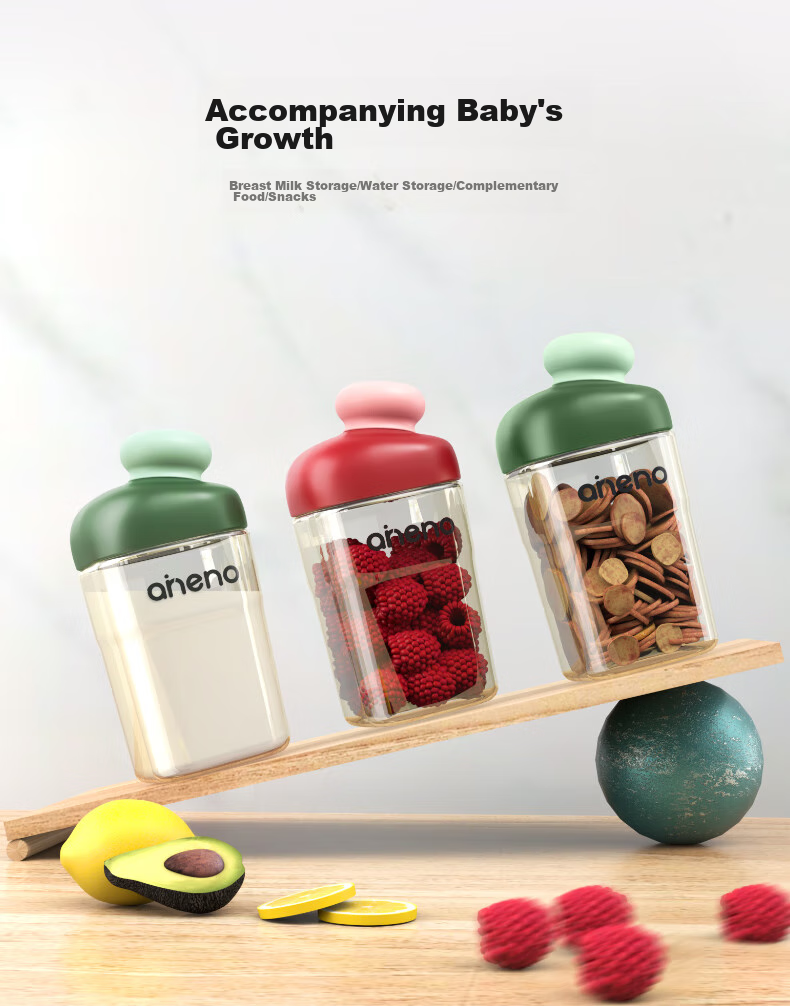 Aneno Baby Milk Cup, Children's Water Bottle with Scale, Drinking Cup for PPSU Milk, Kindergarten Student Cup, Suitable for Ages 2 And Above 11