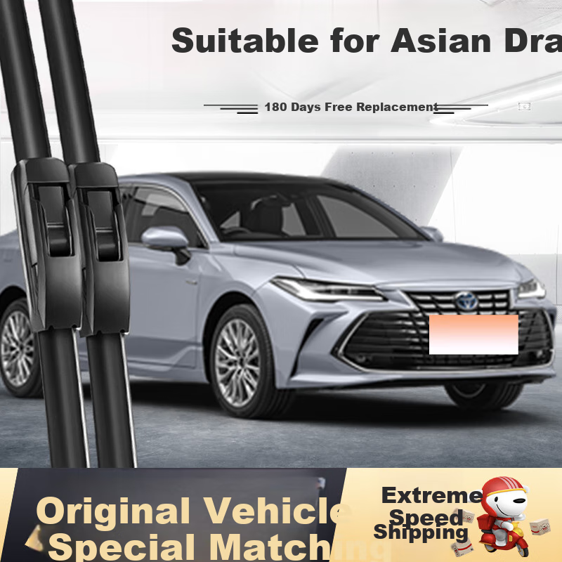 Deyun Boneless Wiper Blade, Toyota Avalon Wiper (2019-2023 Models), Original Factory Rubber Strip for 2019 Model
