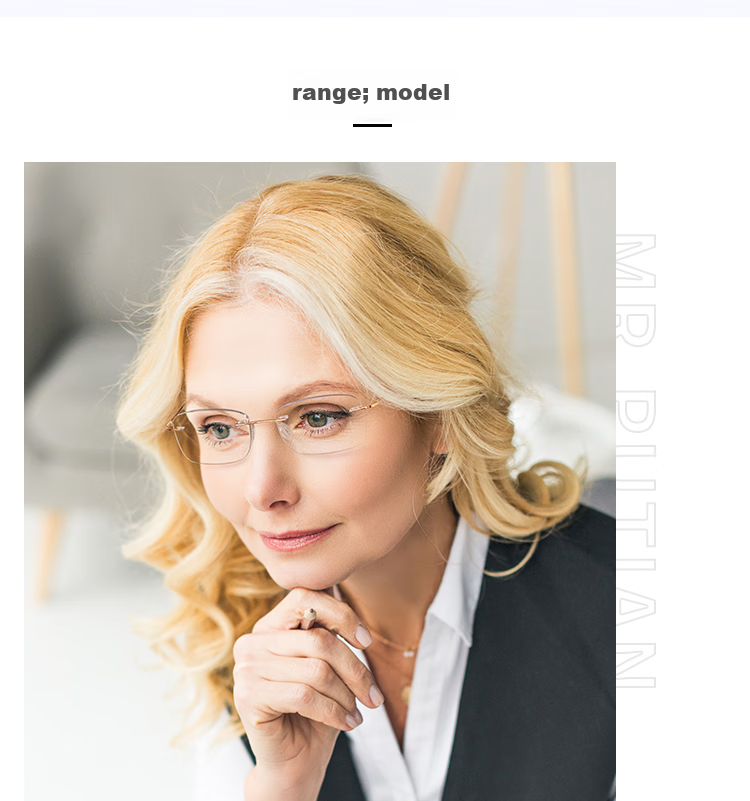 Mr. PuTian Anti-Blue Light Reading Glasses for Men And Women, Bifocal High-Definition Reading Glasses for Elderly, Gold Color, 100 Degrees (40-49 Years Old) 6