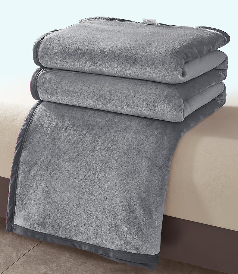Hengyuanxiang Ultra-Soft Flannel Blanket, Thickened Winter Nap Air Conditioning Blanket, Single-Person Shawl Blanket, 180*200cm 6