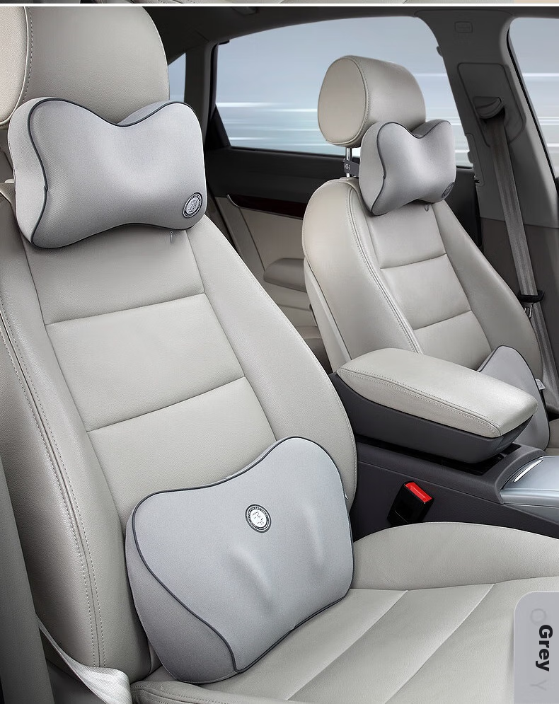 GiGi Car Lumbar Support Cushion, Space Memory Foam Backrest for Car And Office Use 10