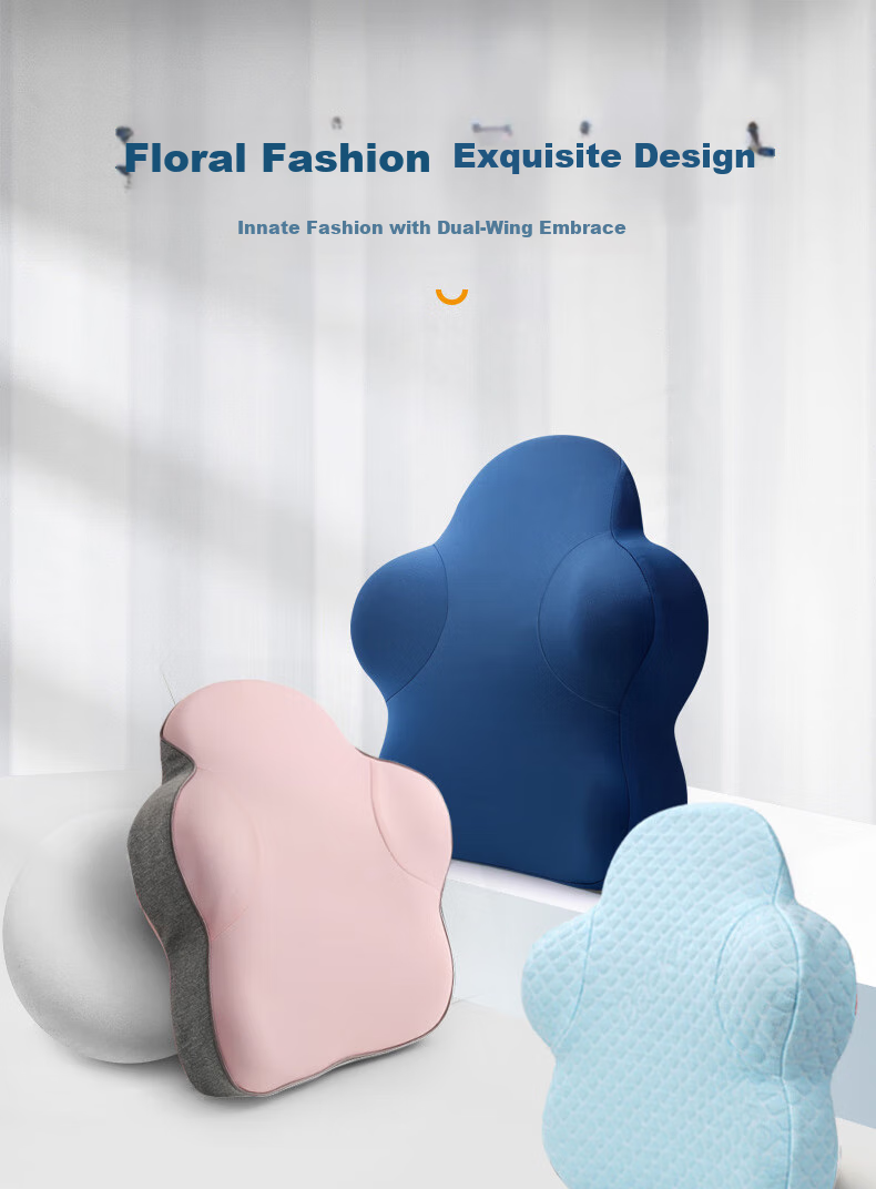 Back2 Lumbar Support Cushion for Office, Ergonomic Back Pillow, Long-Sitting Aid, Car Seat Cushion, Waist Pillow 12