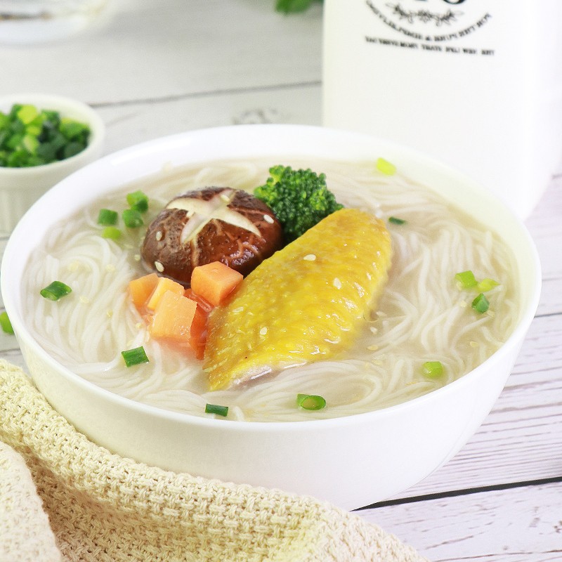 陈村 香菇炖鸡味过桥米线 4连包400g 免煮米粉粉丝螺蛳粉夜宵方便速食