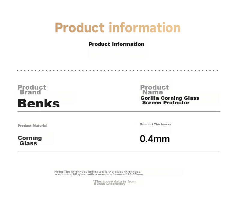 Benks Tempered Glass Screen Protector for IPad Pro 11, Compatible with 2025 New 11-Inch Apple Tablet, Full Coverage Anti-Drop Protection for 2025/24 Models, Corning High-Definition Protective Film 22