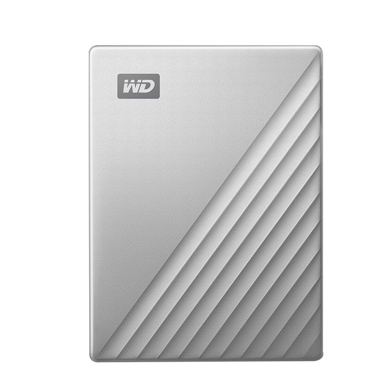 Western Digital (WD) Portable Hard Drive, 4TB Type-C, Mac-Specific Ultra Series, 2.5-Inch, Silver, Mechanical Hard Drive, External Encrypted Storage for Laptops, High-Capacity Home Storage