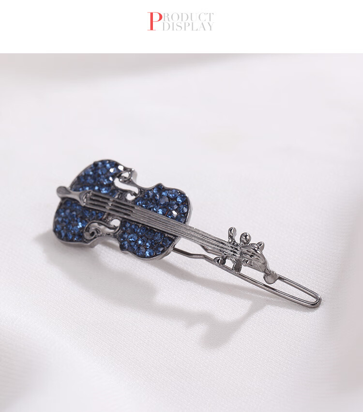 CHIMERA Violin Hair Clip, Stylish Korean Version Bangs Clip, Side Clip, Barrette for Girls, Birthday Gift 11