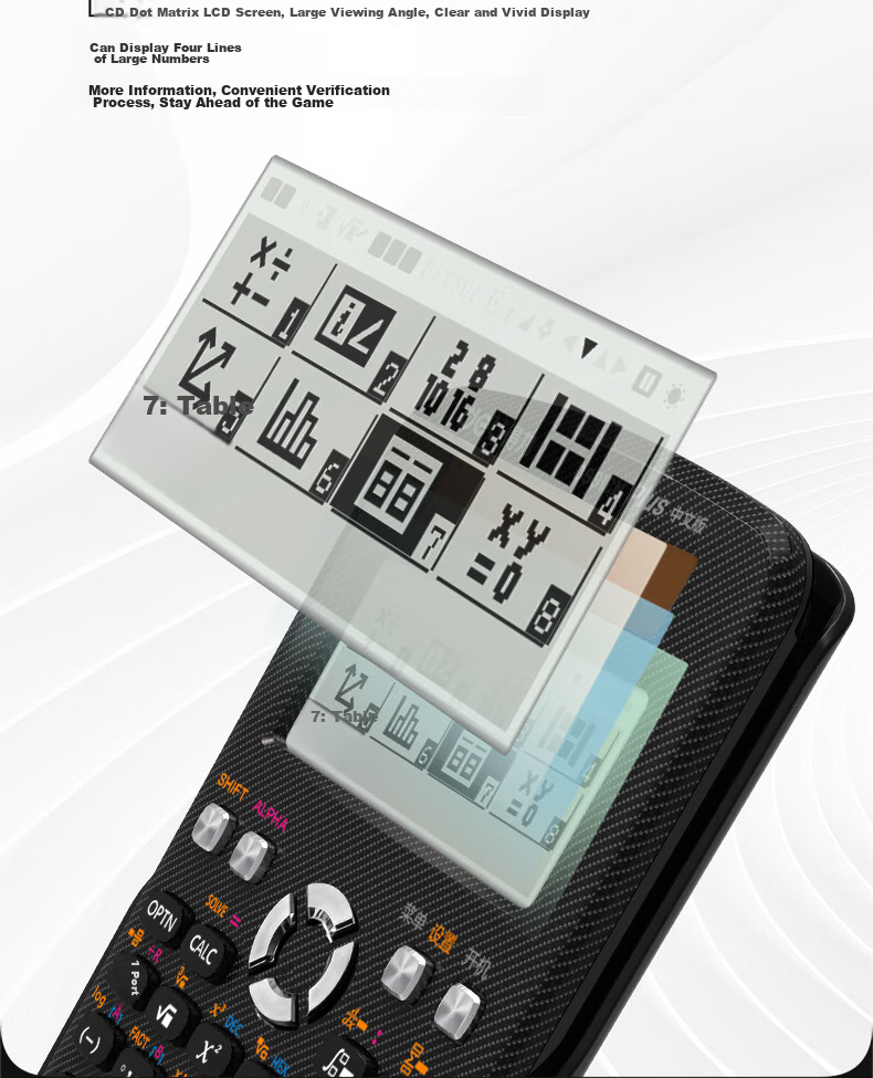 Deli Dual Power Scientific Function Calculator High School/College Tutorial Graduate Exam Olympiad Physics Competition Accounting Exam Black D999CN Pro 10