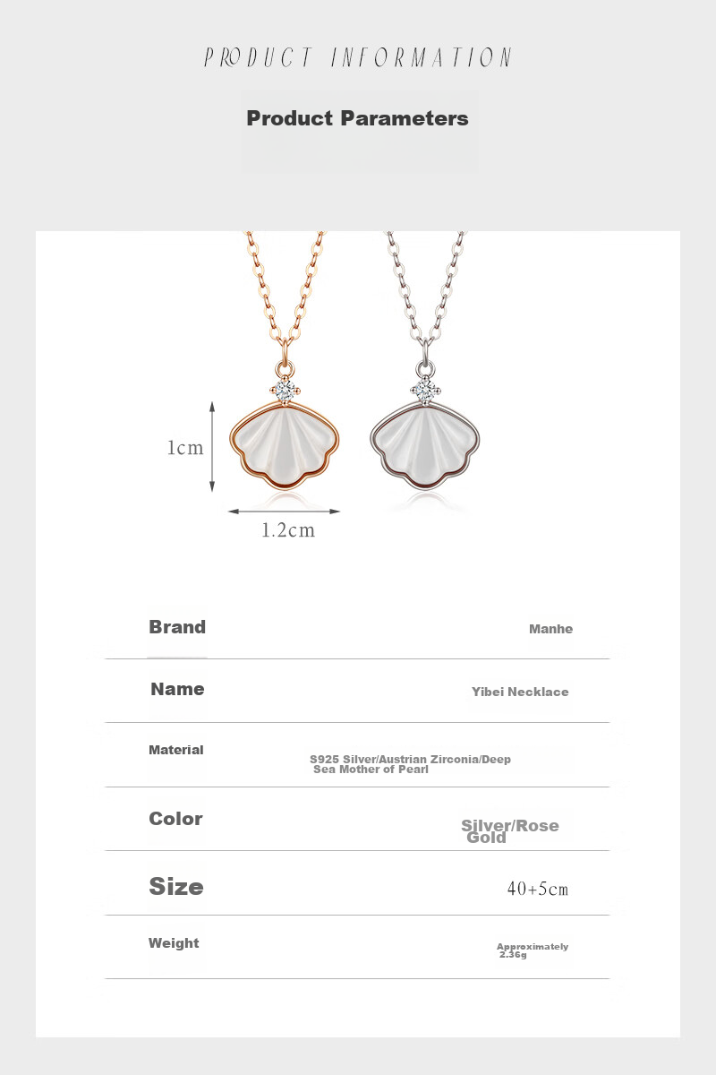 MANHE S925 Silver Necklace for Women, 2026 New Style, Luxurious High-End Feel, Practical Birthday Gift for Wife Or Girlfriend 8